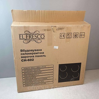 Вбудовані варильні панелі Б/У El Fresco CH-602. Київ. фото 1 Вбудовані варильні панелі Б/У El Fresco CH-602. Київ. фото 1