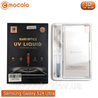 Защитное 3D Nano Optics UV Liquid Tempered Glass стекло Mocolo для Samsung Galax. . фото 6