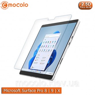 Защитное 2.5D стекло Mocolo 9H для планшета Microsoft Surface Pro 8 / 9 / X
 
Ос. . фото 2
