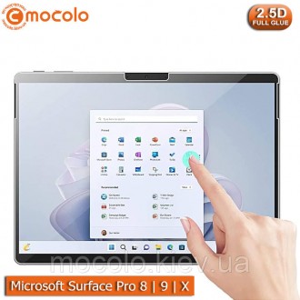 Защитное 2.5D стекло Mocolo 9H для планшета Microsoft Surface Pro 8 / 9 / X
 
Ос. . фото 3