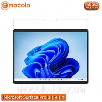 Защитное 2.5D стекло Mocolo 9H для планшета Microsoft Surface Pro 8 / 9 / X
 
Ос. . фото 6