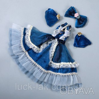 Платье "сапфировый синий" для куклы BJD 60 см, 1/3
Нежное воздушное платье плать. . фото 1