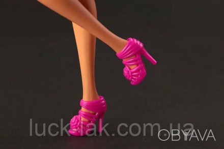 Туфли на каблуке для шарнирной куклы или куклы Барби.
В разновидностях можно выб. . фото 1
