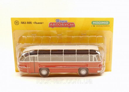 Масштабна колекційна модель автобуса середнього класу ЛАЗ 695 у масштабі 1:43 (Н. . фото 9