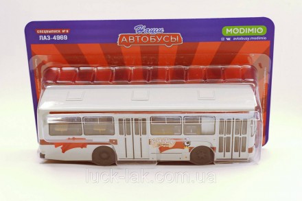 Масштабна колекційна модель автобуса середнього класу ЛАЗ 4969 "КАФЕ" у масштабі. . фото 9