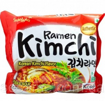 Корейская лапша быстрого приготовления Кимчи Samyang kimchi Ramyun noodle soup 1. Харьков. фото 1