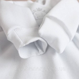 Теплий комплект для новонародженої дівчинки з вишивкою Ангелочка. Сукня на флісі. . фото 7