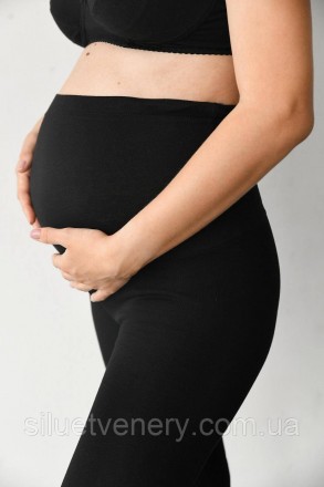 Легінси для вагітних теплі чорні XS-XL розміри.
- Еластичні та дуже м'які, трико. . фото 4