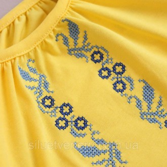 Ошатна блуза з українською вишивкою. Жіноча вишиванка вільного крою, призбирана . . фото 4