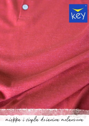 Бавовняна чоловіча піжама червоного та темно-синього кольорів. Світшот з легкого. . фото 4