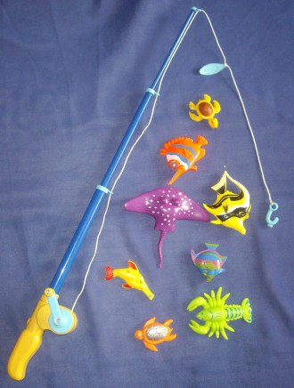 1 )Іграшкова рибалка -2 набори.
Вудочки розкладаються і змотуються котушкою+ по. . фото 5