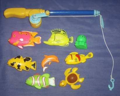 1 )Іграшкова рибалка -2 набори.
Вудочки розкладаються і змотуються котушкою+ по. . фото 6