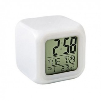 Годинник хамелеон із термометром будильник-нічник
Усім давно відомий популярний . . фото 2