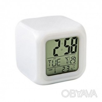 Годинник хамелеон із термометром будильник-нічник
Усім давно відомий популярний . . фото 1