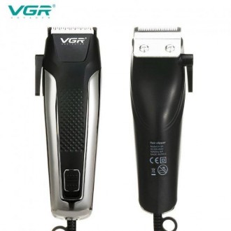 Описание Профессиональная машинка для стрижки волос 8 насадок VGR V-120 Pro Черн. . фото 7
