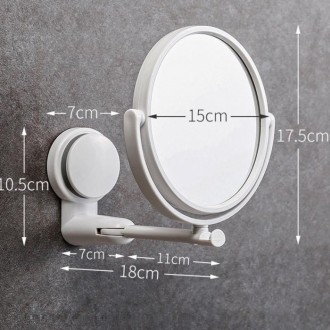 Зеркало в ванную имеет механизм вращения, позволяющий регулировать угол наклона . . фото 6