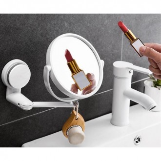 Зеркало в ванную имеет механизм вращения, позволяющий регулировать угол наклона . . фото 3
