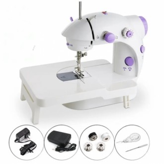 Мини швейная машина 4 в 1 Mini Sewing Machine – это компактная мини швейная маши. . фото 2