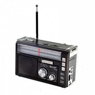 Радиоприёмник GOLON RX 382. Радиоприемник автономный и мобильный. питается и зар. . фото 2
