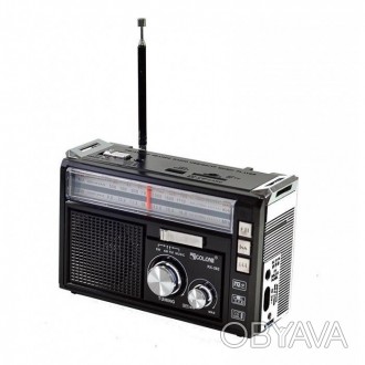 Радиоприёмник GOLON RX 382. Радиоприемник автономный и мобильный. питается и зар. . фото 1