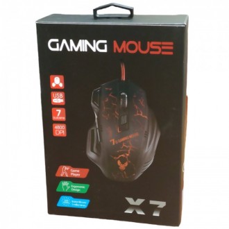 GAMING MOUSE X7 - это профессиональная игровая мышь с оригинальным дизайном.
Игр. . фото 6