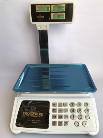 Торговые весы со счетчиком цены Crownberg CB-5008 до 50 кг
Платформа весов, сдел. . фото 3