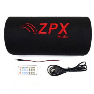 Автомобильный сабвуфер колонка в машину ZPX 8" Cm 800W с усилителем и Bluetooth . . фото 2