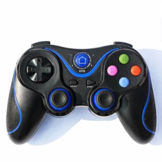 Беспроводной Bluetooth джойстик Gen Game V8 Чёрный с синим
В данной модели встро. . фото 3