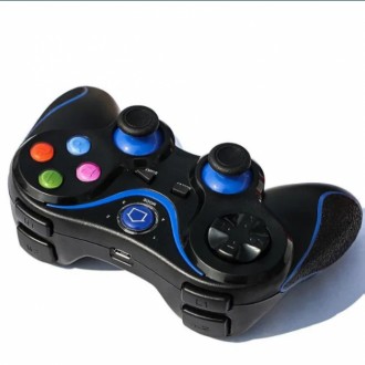 Беспроводной Bluetooth джойстик Gen Game V8 Чёрный с синим
В данной модели встро. . фото 4