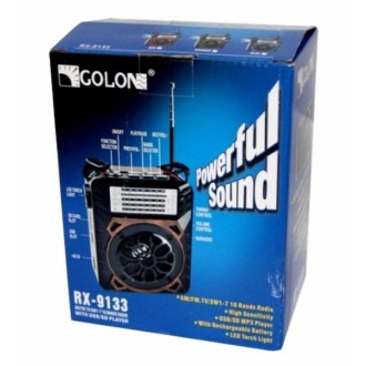 Радиоприемник Golon RX-9133 предназначен для приема всех радио частот и воспроиз. . фото 4