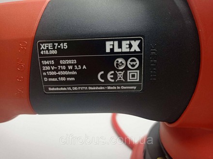 Flex XFE 7-15 150 Ексцентрикова полірувальна машина
Електроніка на основі мікроп. . фото 11