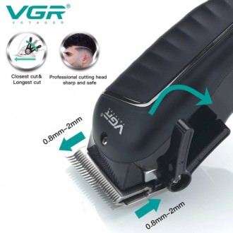 Аккумуляторная машинка для стрижки VGR V 683 - это элегантная и стильная совреме. . фото 5