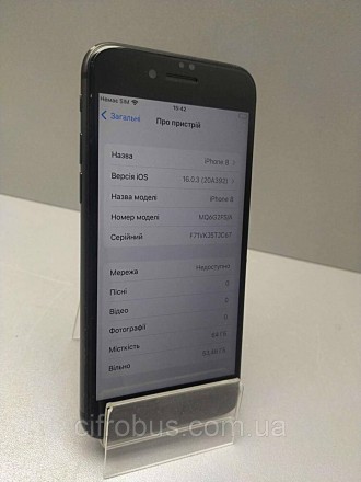 Смартфон с iOS 11, экран 4.7", разрешение 1334x750, камера 12 МП, автофокус, F/1. . фото 4