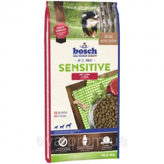 bosch Adult Sensitive Lamb & Rice - це високоякісний корм для дорослих собак, як. . фото 2