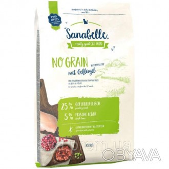 Sanabelle No Grain - збалансований сухий корм для дорослих кішок, спеціально роз. . фото 1