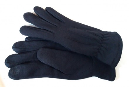 Мужские универсальные перчатки, верх качественный плотных трикотаж, подкладка ме. . фото 4