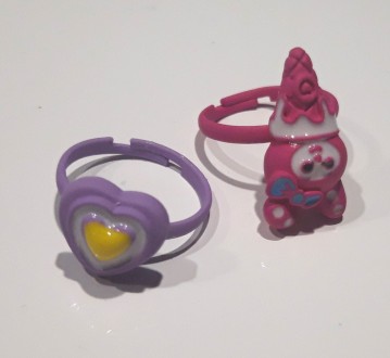 Детский кольца 2 шт Fashion (4-7 лет) металлические (БРД047/3). Киев. фото 1 Детский кольца 2 шт Fashion (4-7 лет) металлические (БРД047/3). Киев. фото 1