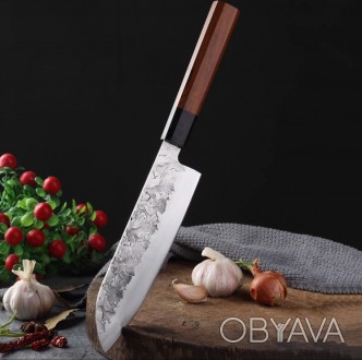 Японский нож Santoku,ніж Santoku,ніж Сантоку ,Нож Сантоку

Оригинальная аутент. . фото 1