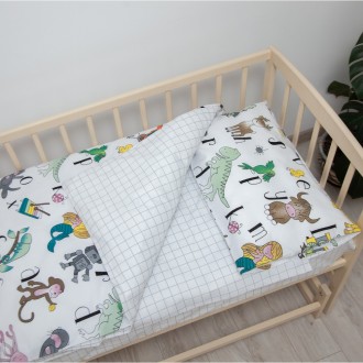 Хлопковое постельное белье в детской кроватке от украинского производителя ТЭП ". . фото 3