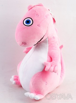 ![CDATA[УЦЕНКА 30% М`яка іграшка "Динозаврик", 2 кольори, розмір ковдри 156х120с. . фото 1