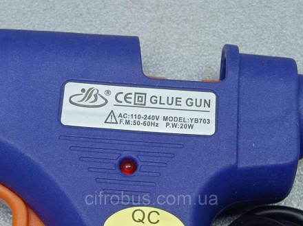 Glue Gun YB-703
Внимание! Комиссионный товар. Уточняйте наличие и комплектацию у. . фото 3