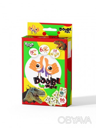 ![CDATA[Настільна гра "Doobl Image" Dino "80" рос (32) Danko Toys Работаем с 201. . фото 1