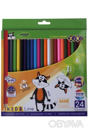 ![CDATA[Цветные карандаши, 24 цв, KIDS LINE /120/ Работаем с 2011 годаБлагодаря . . фото 1
