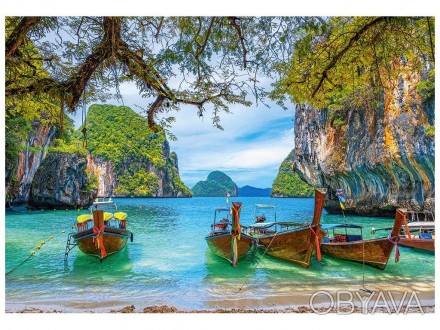 ![CDATA[Кастор пазлы 1500 "Красивый залив в Тайланде" 68*47 /14/ Работаем с 2011. . фото 1