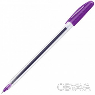 ![CDATA[Ручка масл. Hiper Unik HO-530 0.7мм фіолетова 50шт в уп. // Работаем с 2. . фото 1