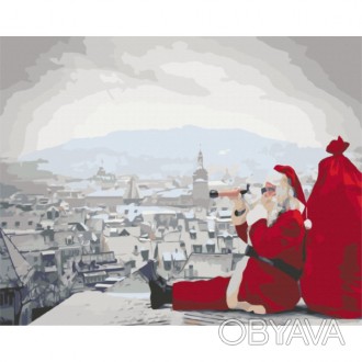 ![CDATA[Картина за номерами: Санта не дрімає 40*50 Работаем с 2011 годаБлагодаря. . фото 1