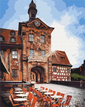 ![CDATA[Картина за номерами: Стара ратуша Бамберга 40*50 Работаем с 2011 годаБла. . фото 1