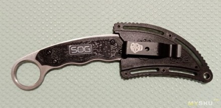 Нож SOG Gambit
Керамбит SOG Gambit – нож с фиксированным клинком, разрабо. . фото 4
