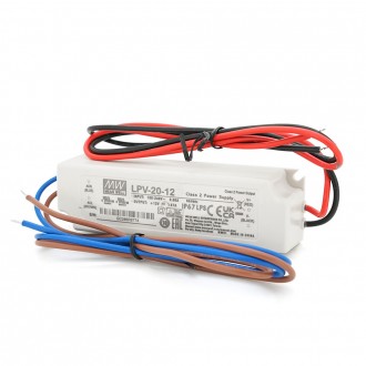 Імпульсний блок живлення герметичний Mean Well LPV-20-12 12В 1.67А (20Вт) IP67. Дніпро. фото 1 Імпульсний блок живлення герметичний Mean Well LPV-20-12 12В 1.67А (20Вт) IP67. Дніпро. фото 1