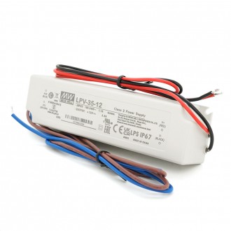 Імпульсний блок живлення герметичний Mean Well LPV-35-12 12В 3А (35Вт) IP67. Дніпро. фото 1 Імпульсний блок живлення герметичний Mean Well LPV-35-12 12В 3А (35Вт) IP67. Дніпро. фото 1